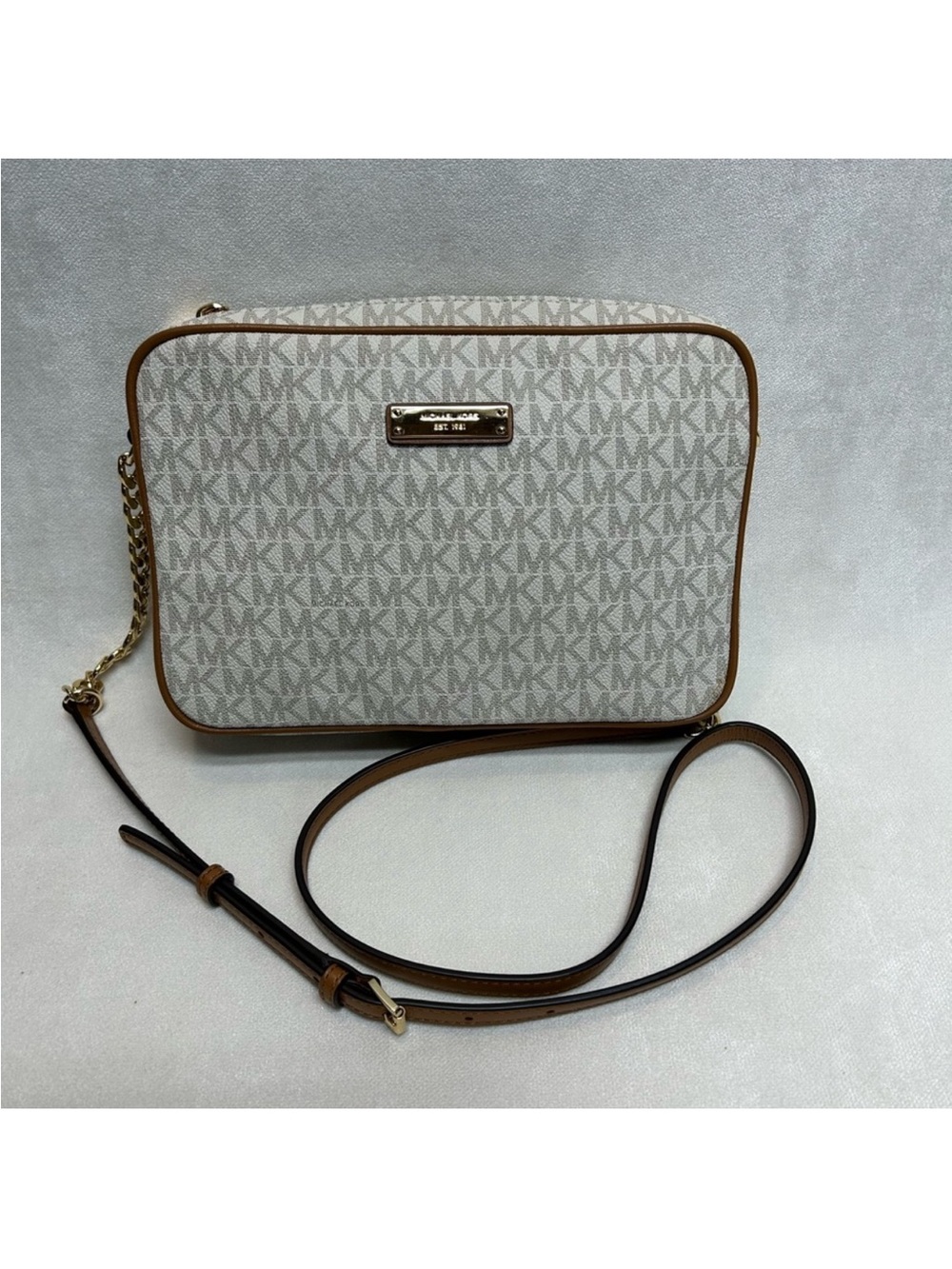 EUC Michael Kors Jet Set Large Crossbody - Picture 4 of 11